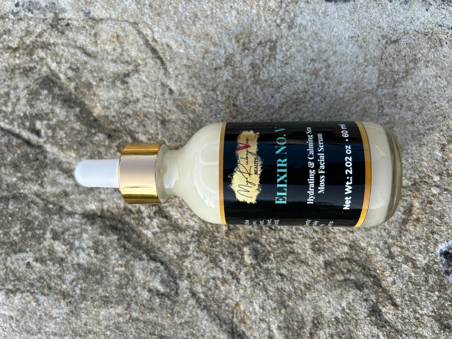 My RubyVee Seamoss Facial Elixir- Age-Defying Hydration