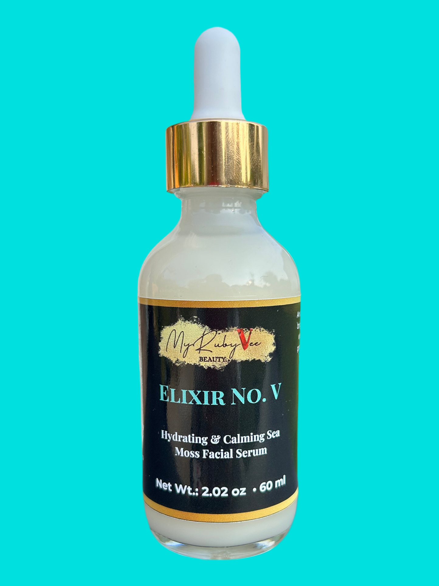 My RubyVee Seamoss Facial Elixir- Age-Defying Hydration