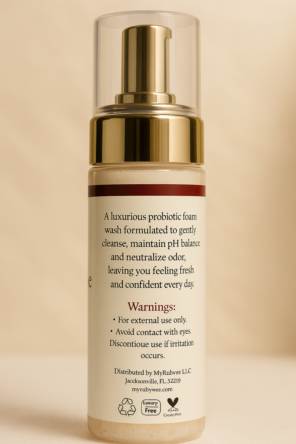 Crème de Femme – Probiotic Feminine Foam Wash